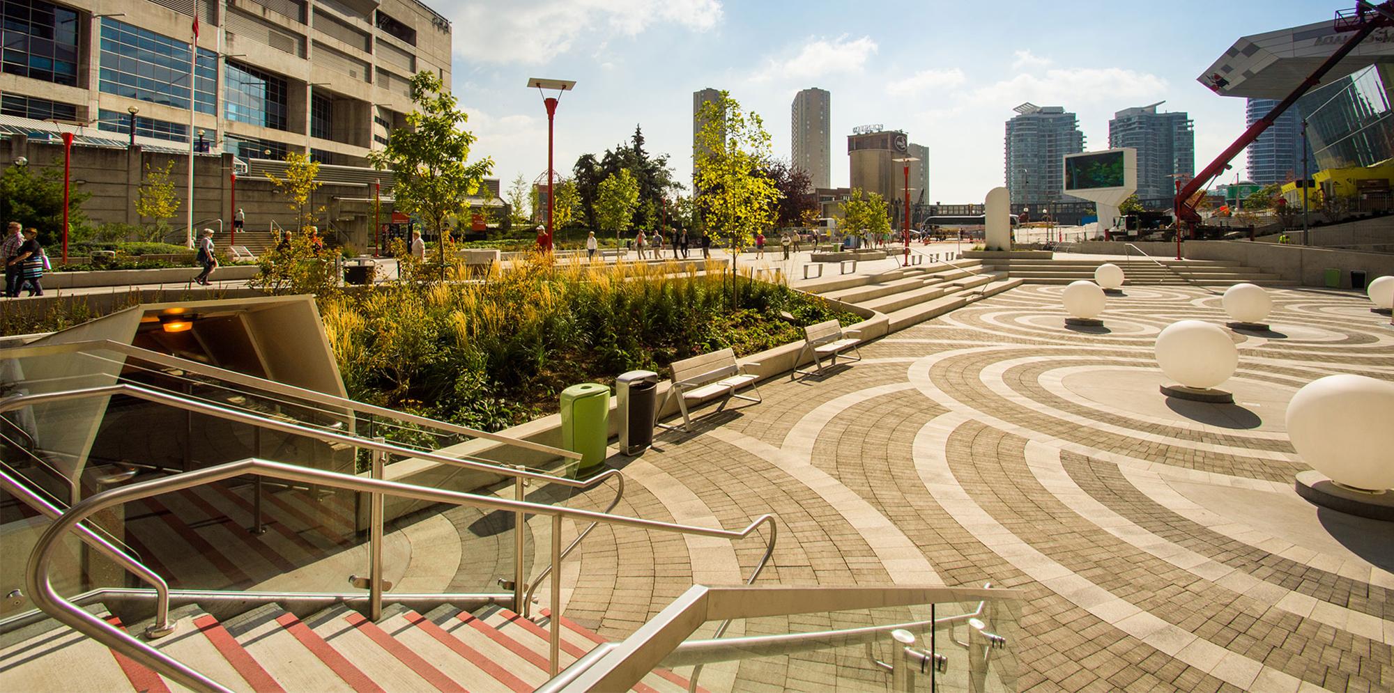 CN tower plaza public realm